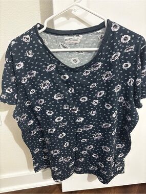 Gant T-Shirt | Blue Patterned | Mens Medium